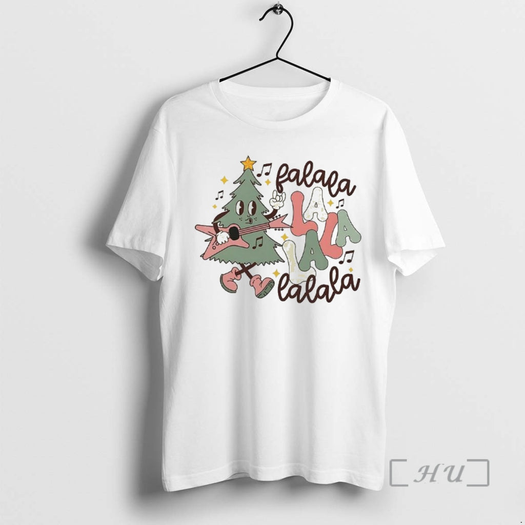Officials Christmas Tree Playing Electric Guitar Falala La La La Lalala Premium T Shirts Sweater Hoodie, Sweatshirt