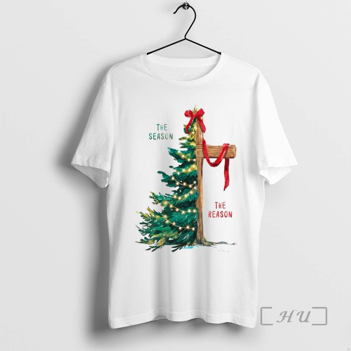 Officials Christmas Tree The Season Jesus Cross The Reason T-Shirts, Hoodie, Sweatshirt | PopFlextees.com