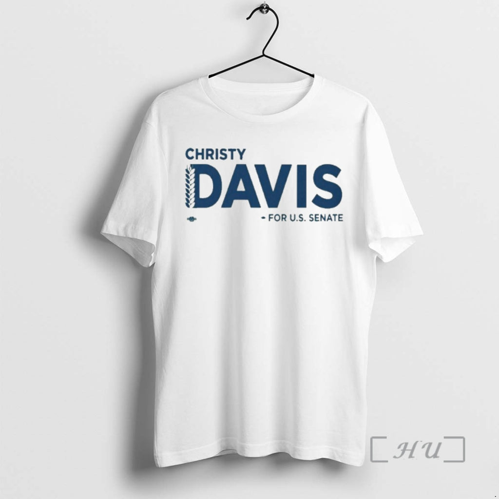 Officials Christy Davis For Us Senate Logo T-Shirts, Hoodie, Sweatshirt | PopFlextees.com