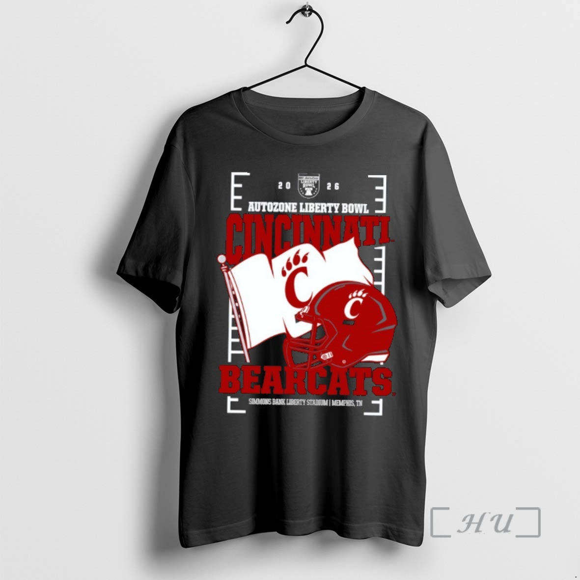 Officials Cincinnati Bearcats 2026 Autozone Liberty Bowl Helmet T-Shirts, Hoodie, Sweatshirt | PopFlextees.com