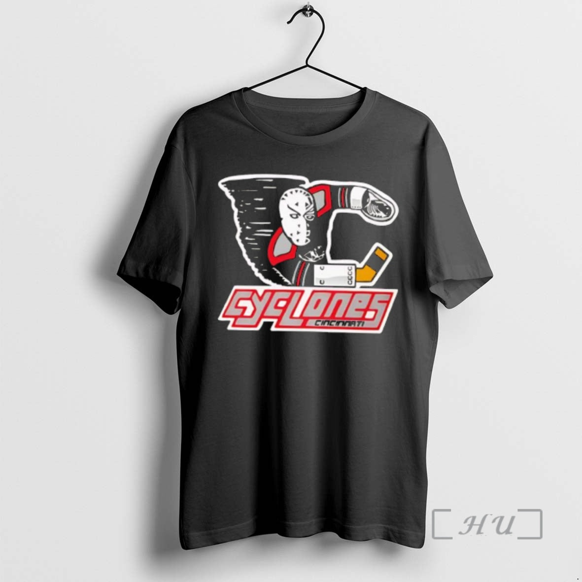 Officials Cincinnati Cyclones Hockey Mask Tornado Logo T-Shirts, Hoodie, Sweatshirt | PopFlextees.com
