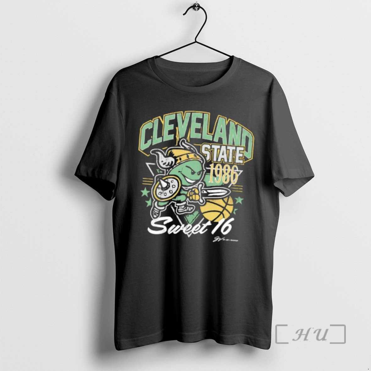 Officials Cleveland State Vikings 1986 Sweet 16 Ncaa Tournament Run T-Shirts, Hoodie, Sweatshirt | PopFlextees.com