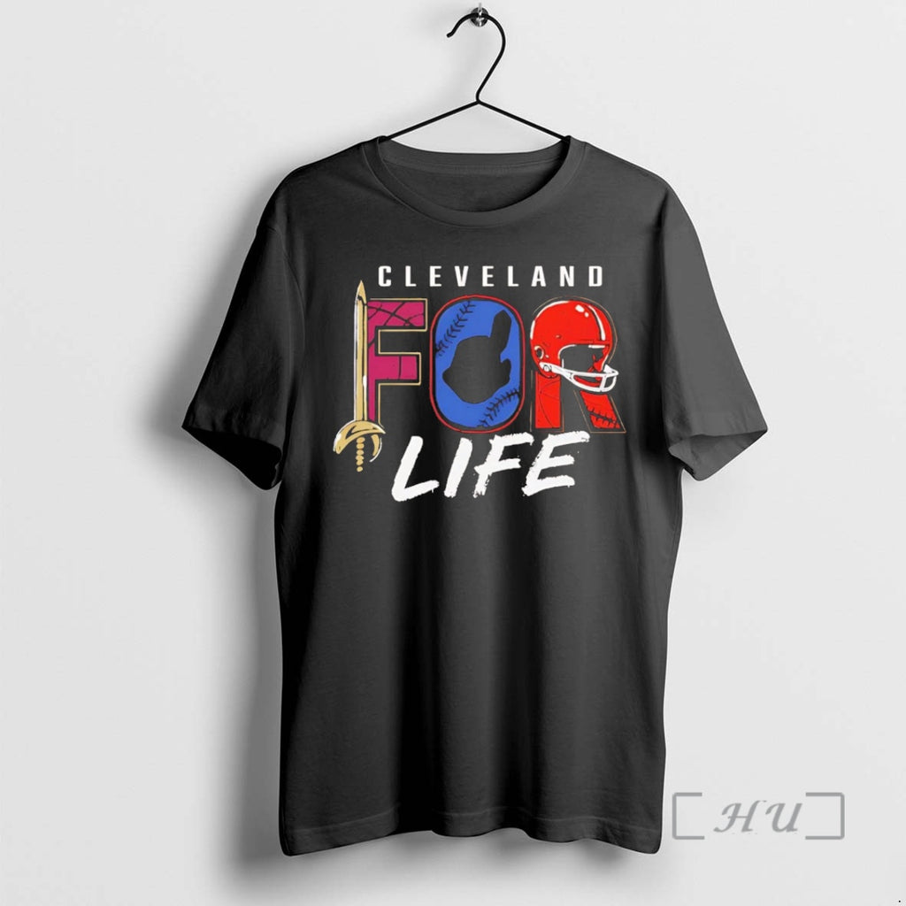 Officials Cleveland Sports Teams For Life Christmas Chriast T-Shirts, Hoodie, Sweatshirt | PopFlextees.com