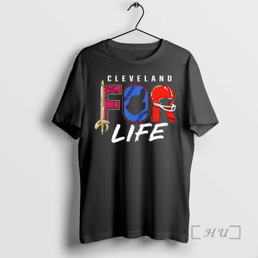 Officials Cleveland Sports Teams For Life T-Shirts, Hoodie, Sweatshirt | PopFlextees.com