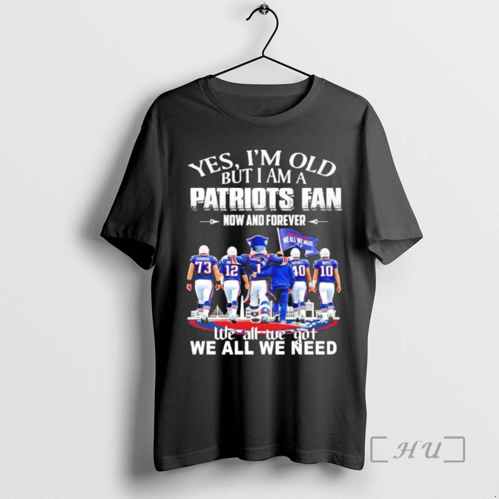 Officials Coach Mike Vrabel And Players Yes Im Old But I Am A New England T-Shirts, Hoodie, Sweatshirt | PopFlextees.com