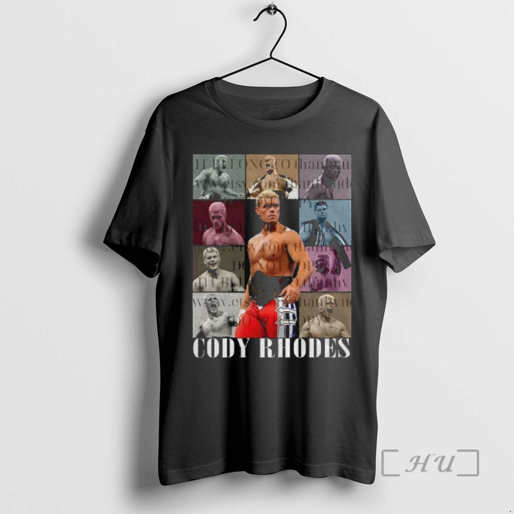 Officials Cody Rhodes Wrestlemania Eras Tour Graphic T-Shirts, Hoodie, Sweatshirt | PopFlextees.com