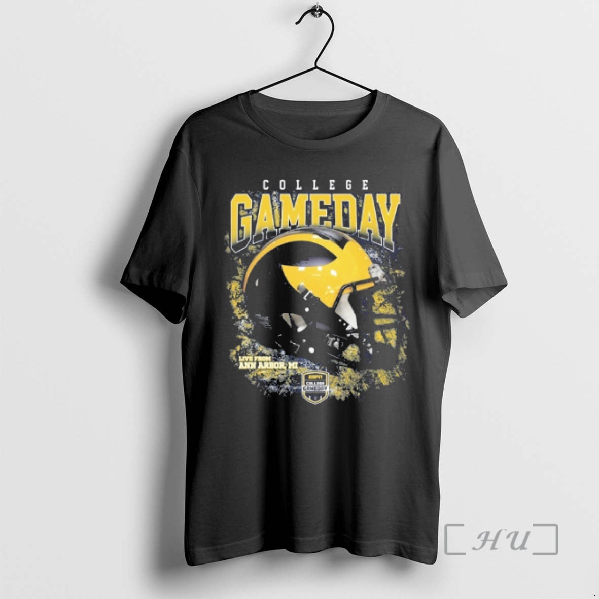 Officials College Gameday 2025 Michigan Wolverines Helmet T-Shirts, Hoodie, Sweatshirt | PopFlextees.com