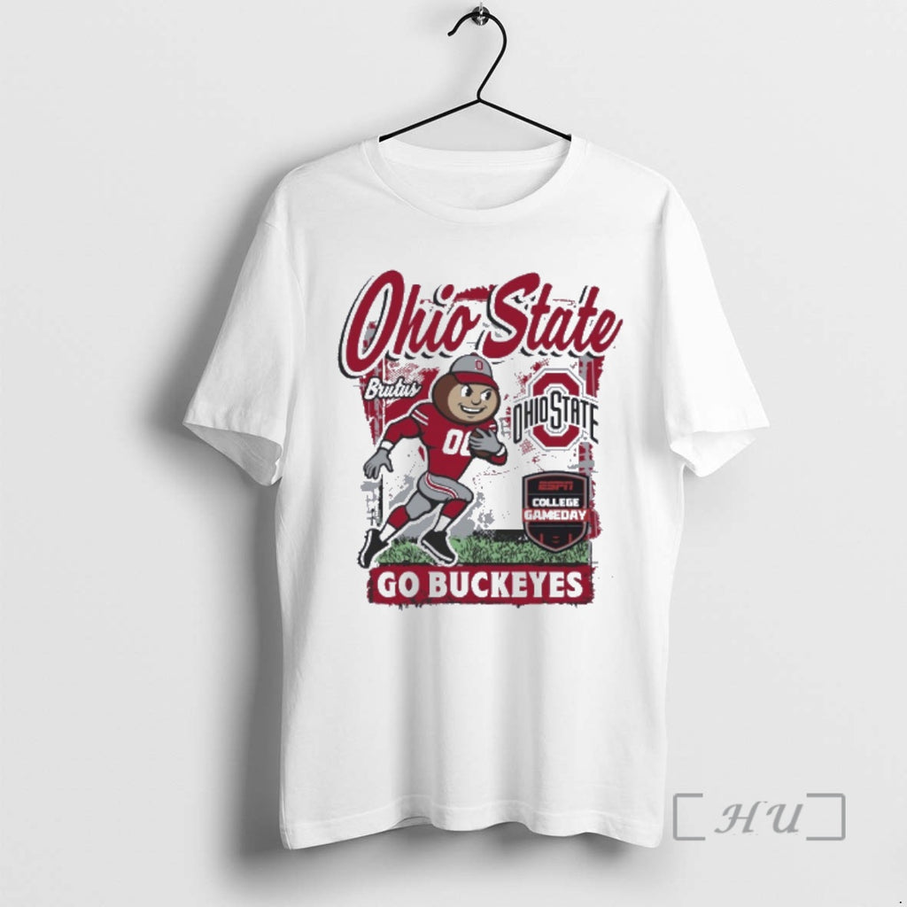Officials College Gameday 2025 Ohio State Mascot Runner Go Buckeyes T-Shirts, Hoodie, Sweatshirt | PopFlextees.com