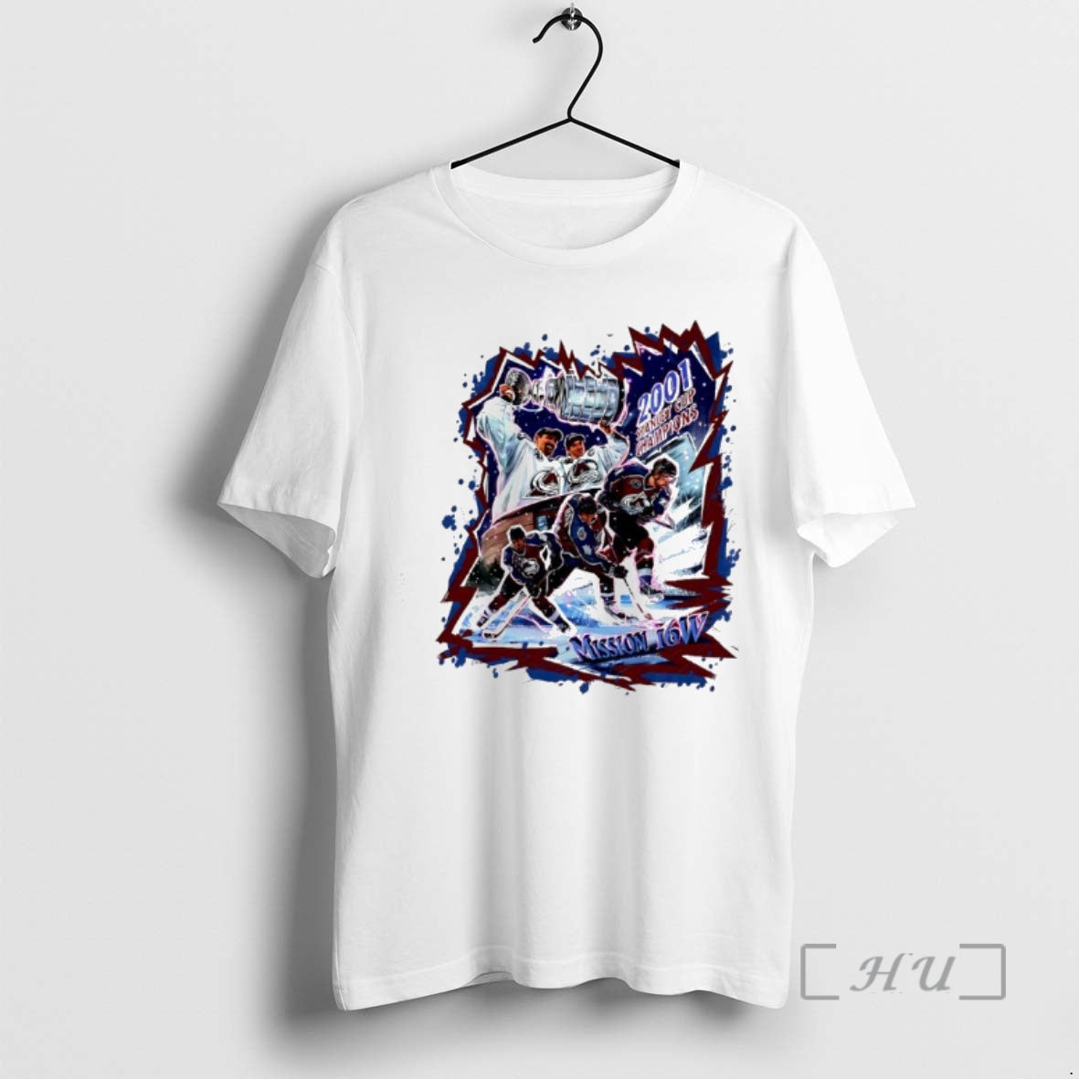 Officials Colorado Avalanche 2001 Stanley Cup Champions Mission 16w Graphic T-Shirts, Hoodie, Sweatshirt | PopFlextees.com