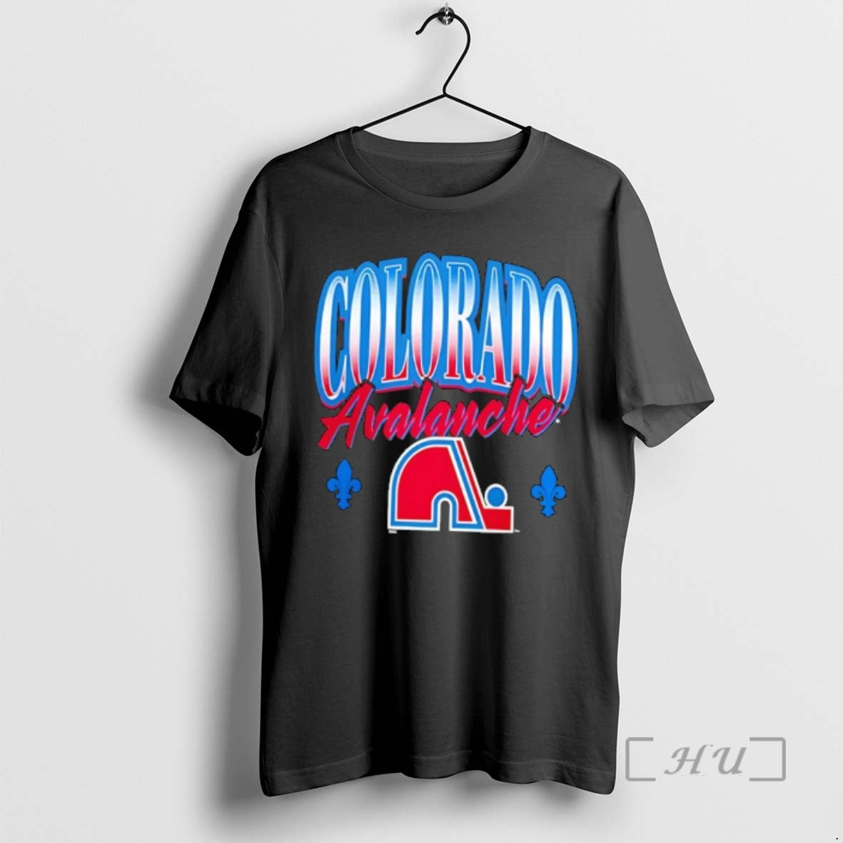 Officials Colorado Avalanche Retro Nordiques Logo Quebec Fleur De Lis T-Shirts, Hoodie, Sweatshirt | PopFlextees.com