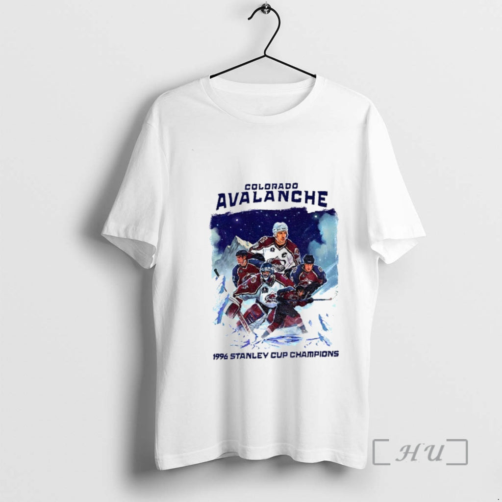 Officials Colorado Avalanche Stanley Cup 1996 Stanley Cup Champions T-Shirts, Hoodie, Sweatshirt | PopFlextees.com