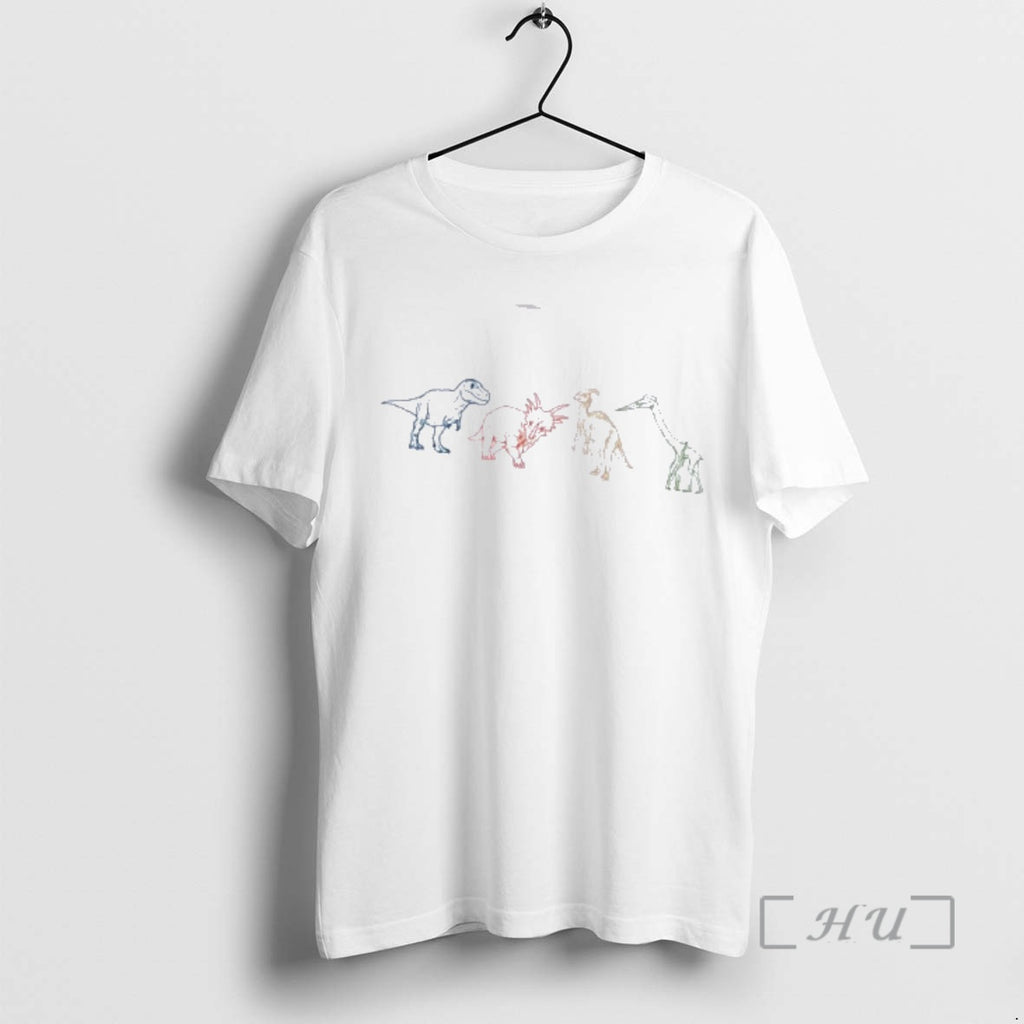Officials Colorful Dino March T-Shirts, Hoodie, Sweatshirt | PopFlextees.com