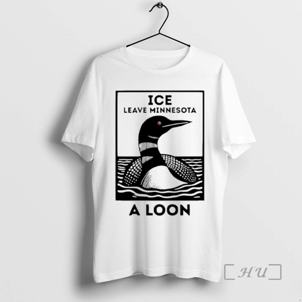Officials Common Loon Ice Leave Minnesota A Loon T-Shirts, Hoodie, Sweatshirt | PopFlextees.com