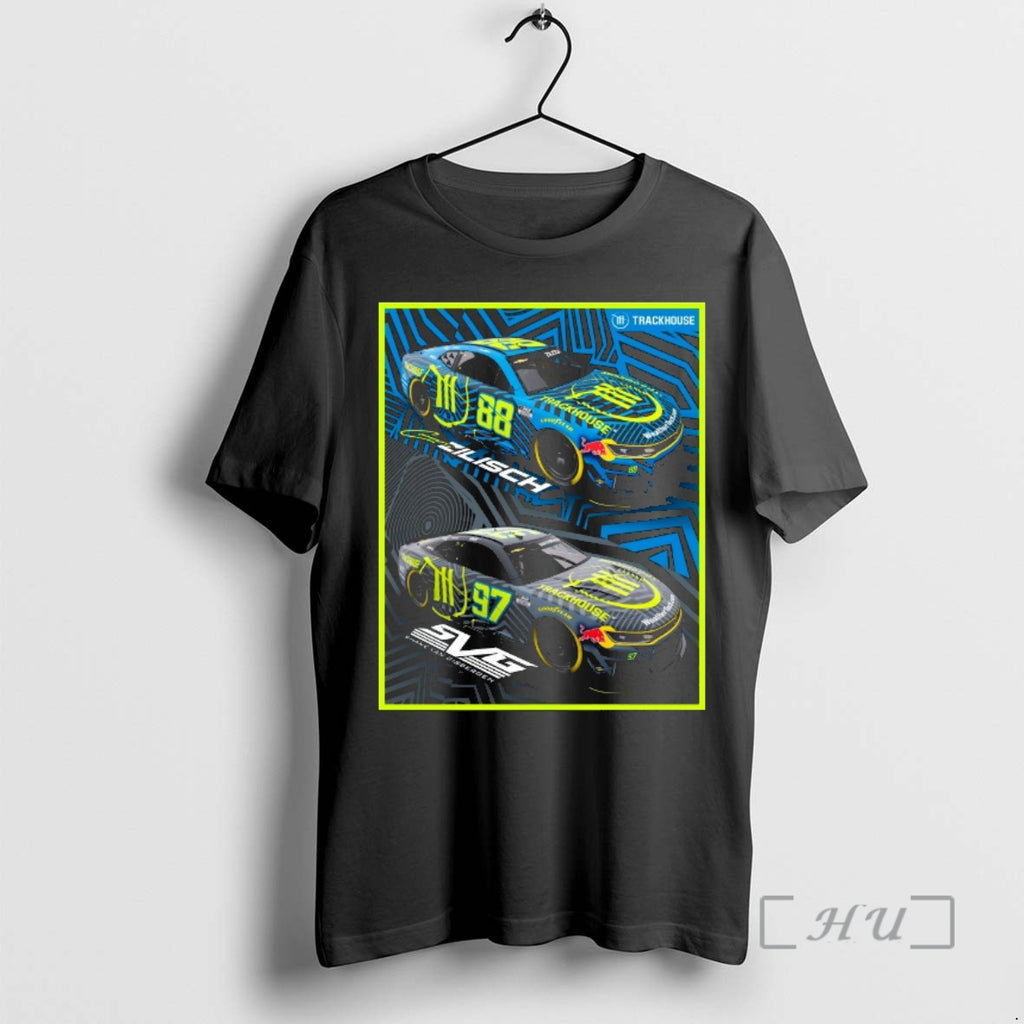Officials Connor Zilisch Svg Shane Van Gisbergen Trackhouse Racing T-Shirts, Hoodie, Sweatshirt | PopFlextees.com
