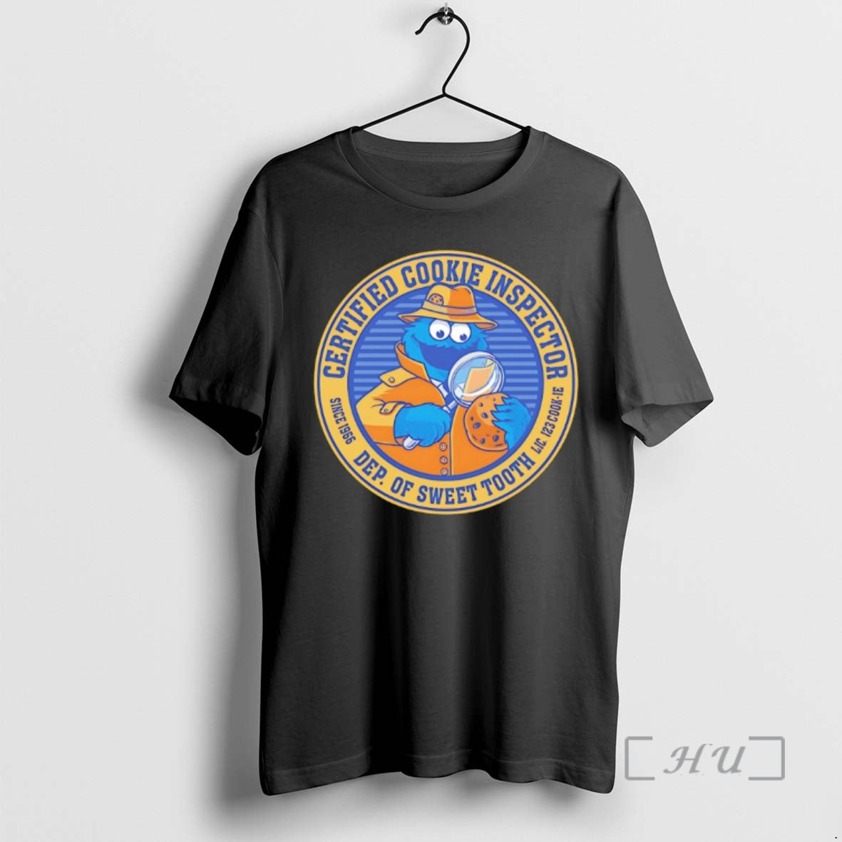 Officials Cookie Monster Certified Cookie Inspector Dep Of Sweet Tooth Since 1966 Premium T Shirts Hoodie, Sweatshirt
