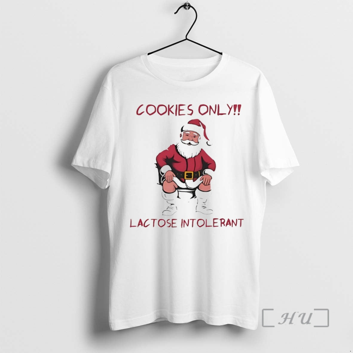 Officials Cookies Only Lactose Intolerant Santa Toilet Christmas Circle T-Shirts, Hoodie, Sweatshirt | PopFlextees.com