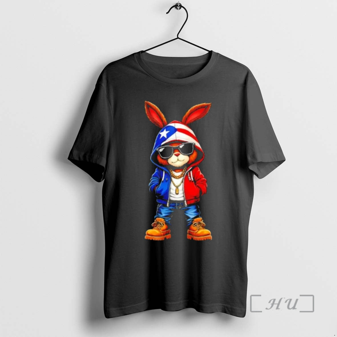 Officials Cool Bunny Puerto Rican Flag Vibes Boricua T-Shirts, Hoodie, Sweatshirt | PopFlextees.com