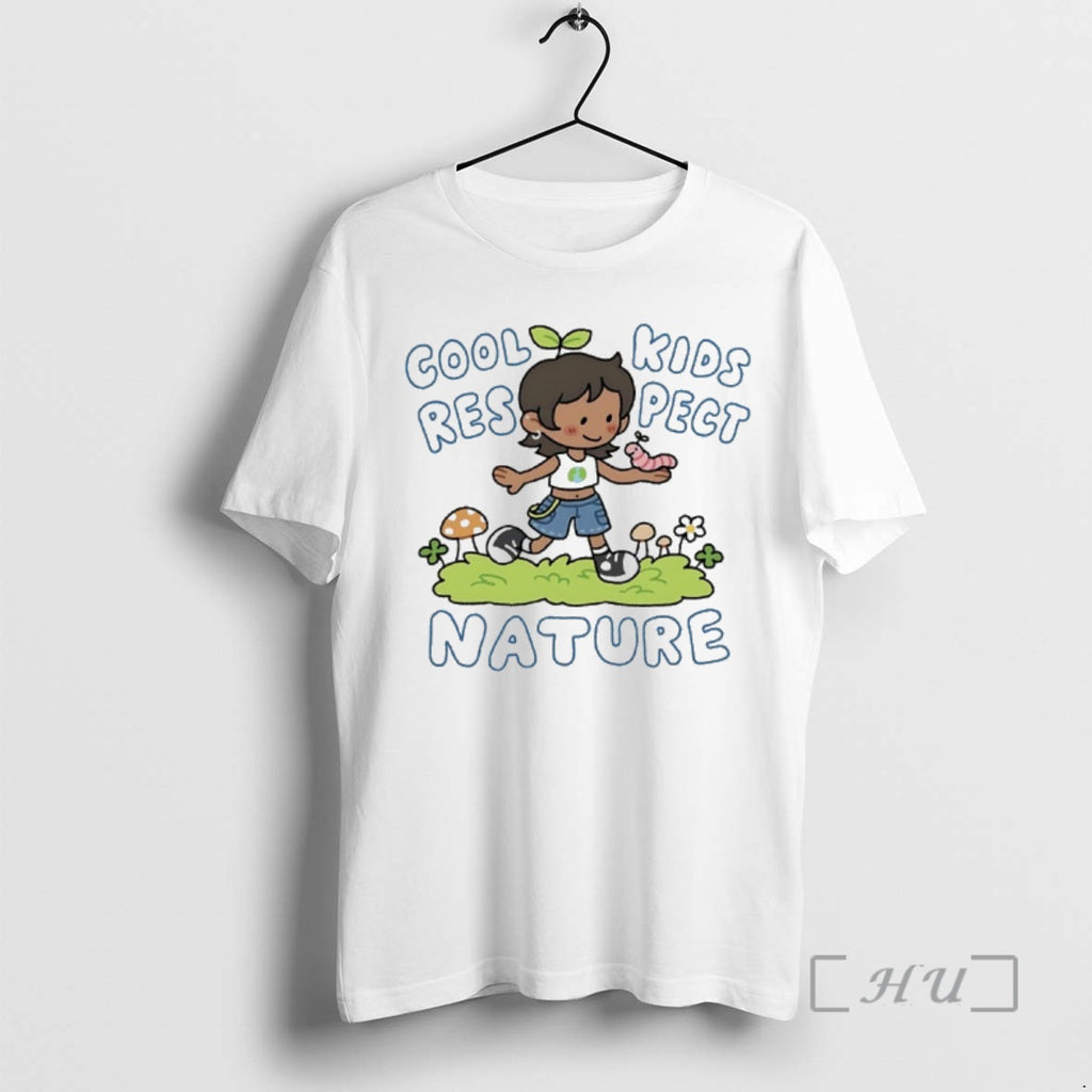 Officials Cool Kids Respect Nature Cartoon T-Shirts, Hoodie, Sweatshirt | PopFlextees.com