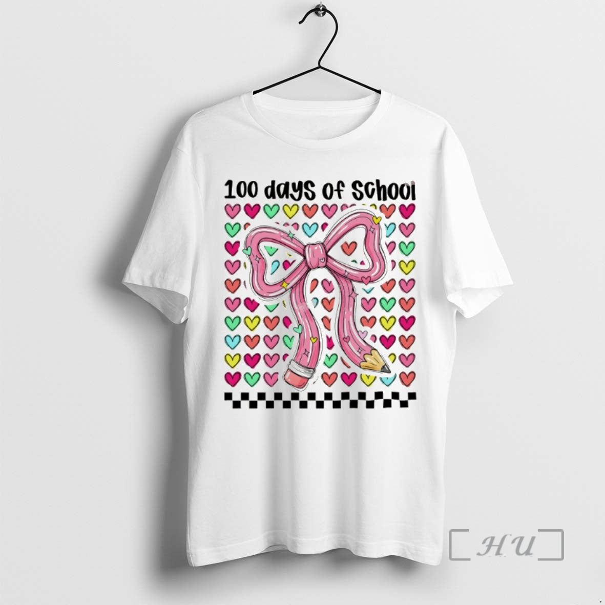 Officials Coquette Bow Pencil 100 Days Of School Valentines Day T-Shirts, Hoodie, Sweatshirt | PopFlextees.com