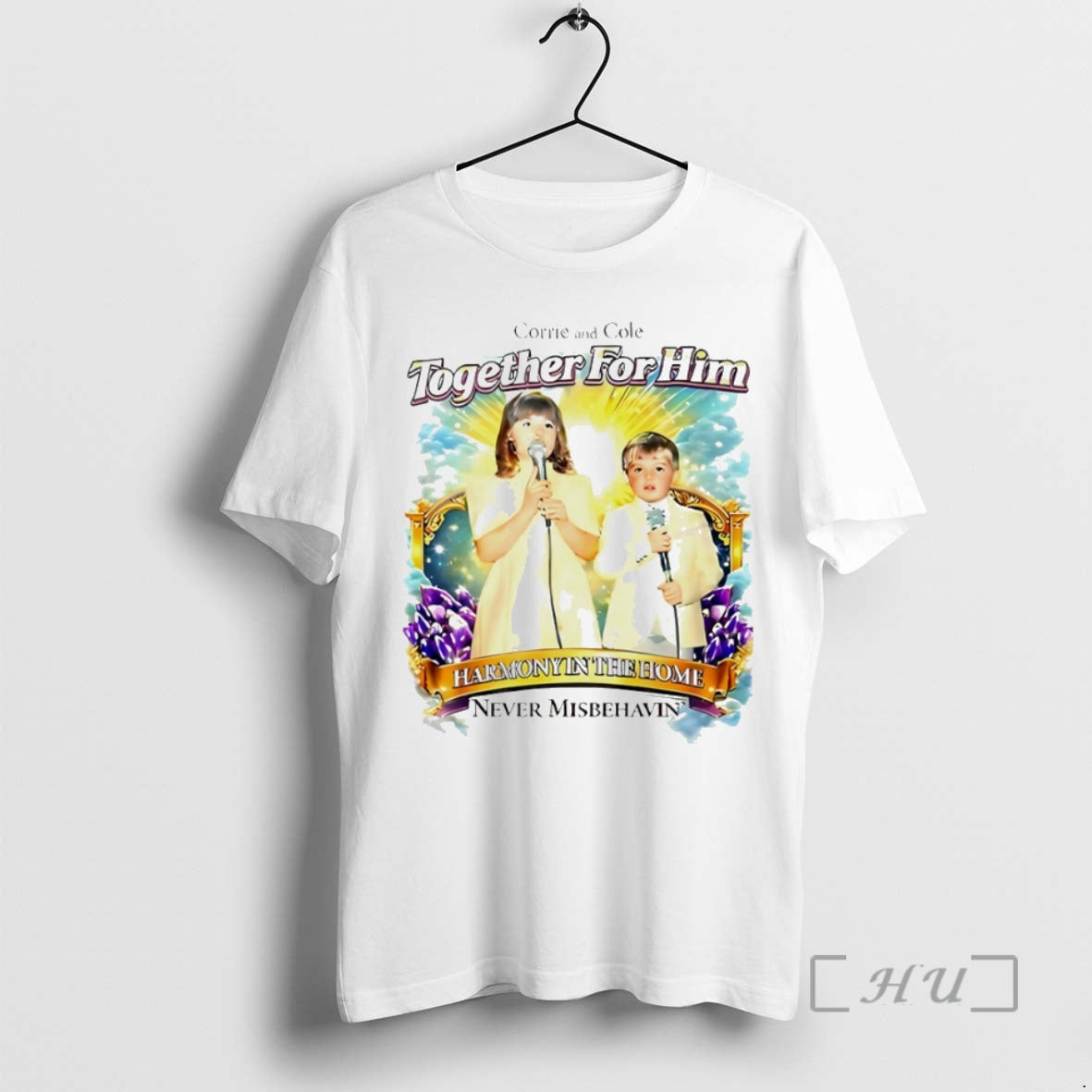 Officials Corrie And Cole Together For Him Harmony In The Home Never Misbehavin Circle Premium T-Shirts, Hoodie, Sweatshirt