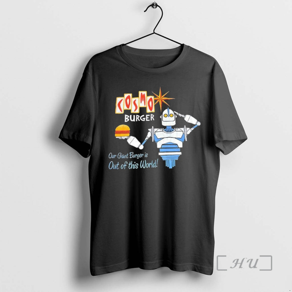 Officials Cosmo Burger Our Giant Burger Is Out Of This World Premium T Shirts Sweater Hoodie, Sweatshirt | PopFlextees.com