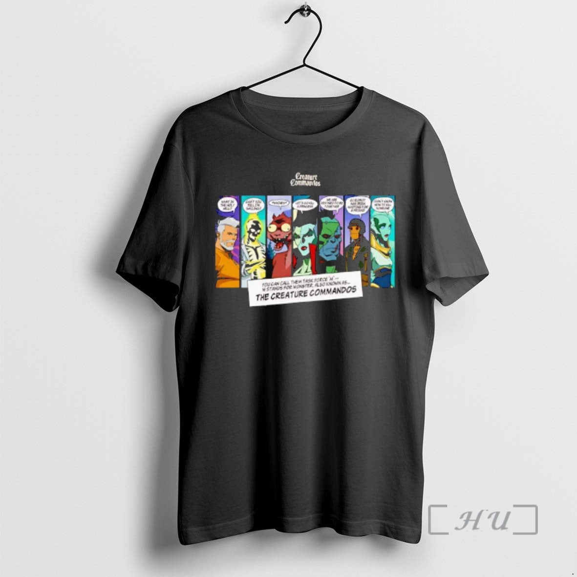 Officials Creature Commandos Panels T-Shirts, Hoodie, Sweatshirt | PopFlextees.com