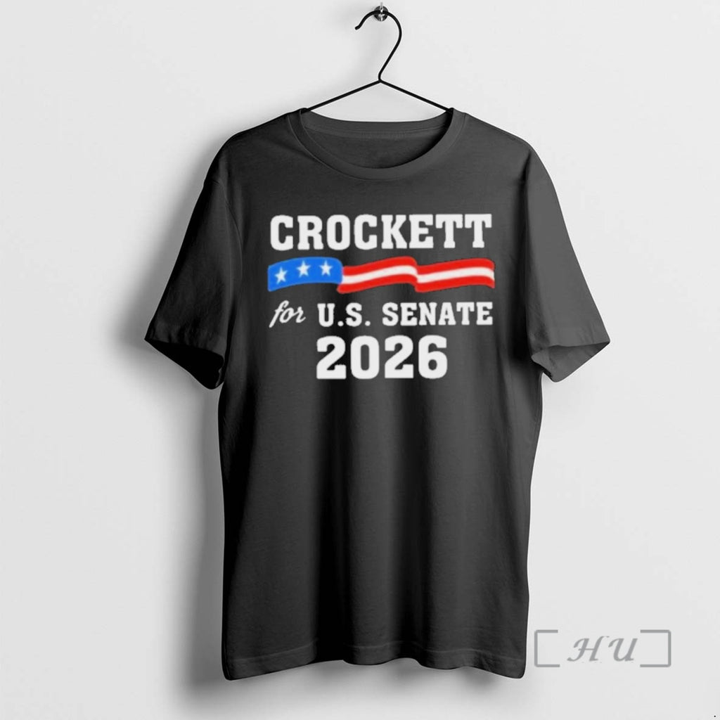 Officials Crockett For Us Senate 2026 T-Shirts, Hoodie, Sweatshirt | PopFlextees.com