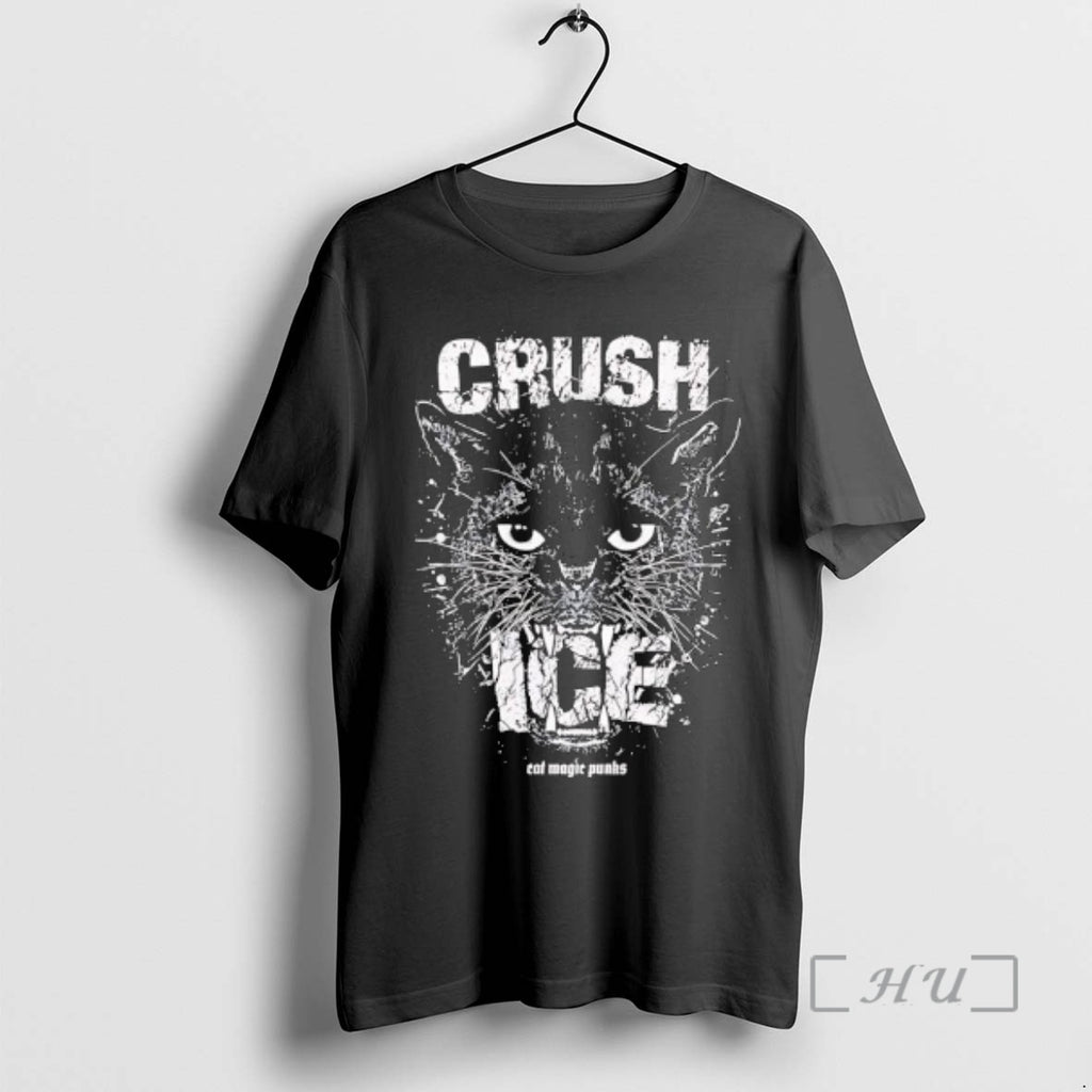 Officials Crush Ice Flag Cat Magic Punks T-Shirts, Hoodie, Sweatshirt | PopFlextees.com