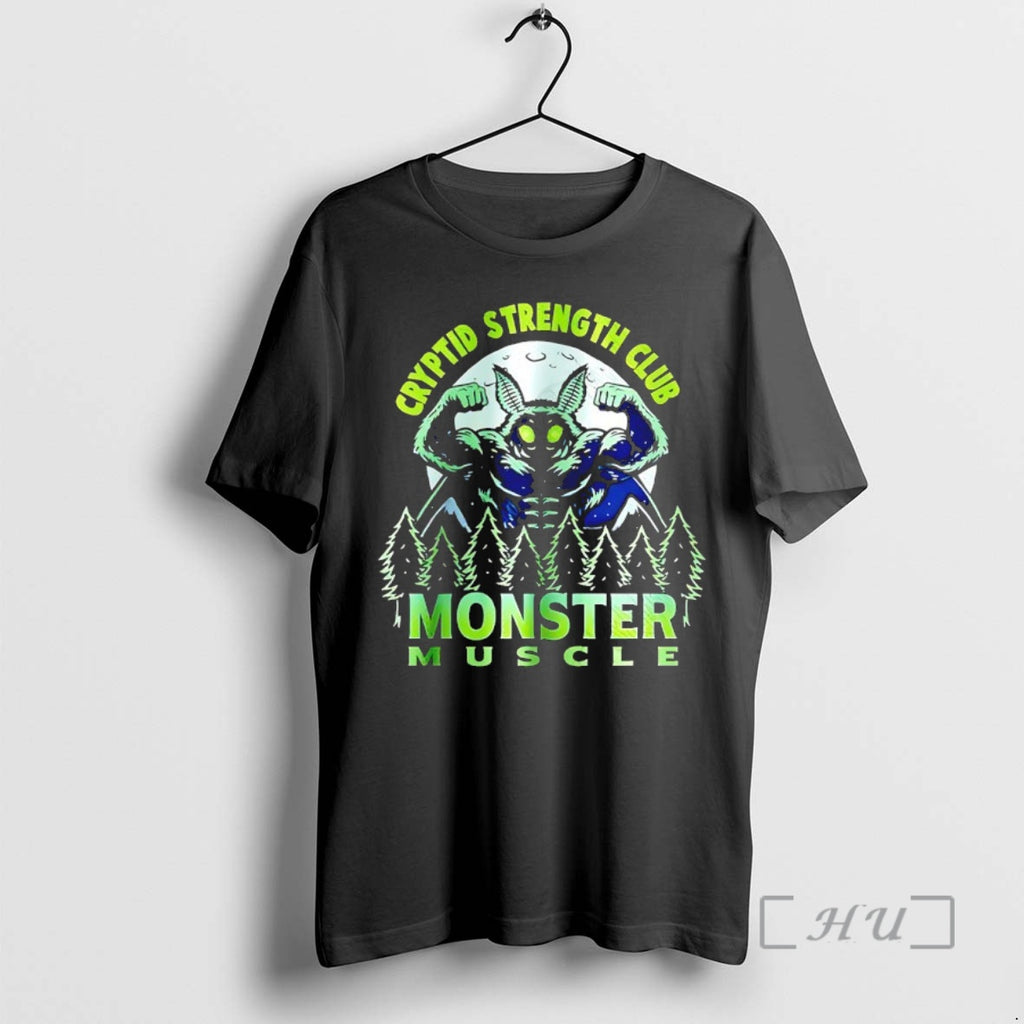 Officials Cryptid Strength Club Monster Muscle T-Shirts, Hoodie, Sweatshirt | PopFlextees.com