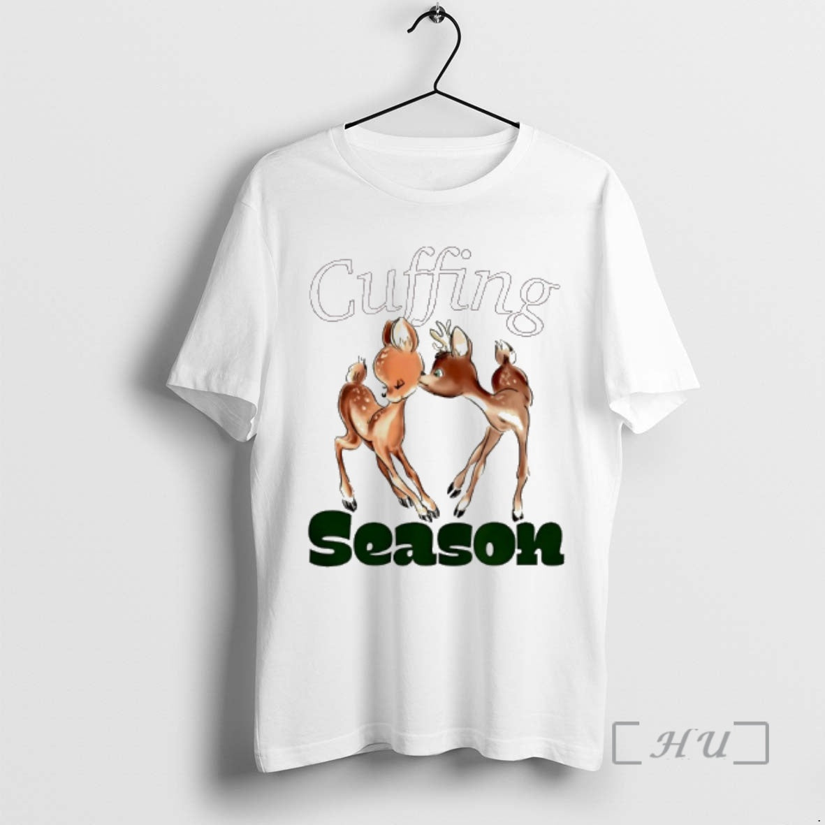 Officials Cuffing Season Deer Christmas T-Shirts, Hoodie, Sweatshirt | PopFlextees.com