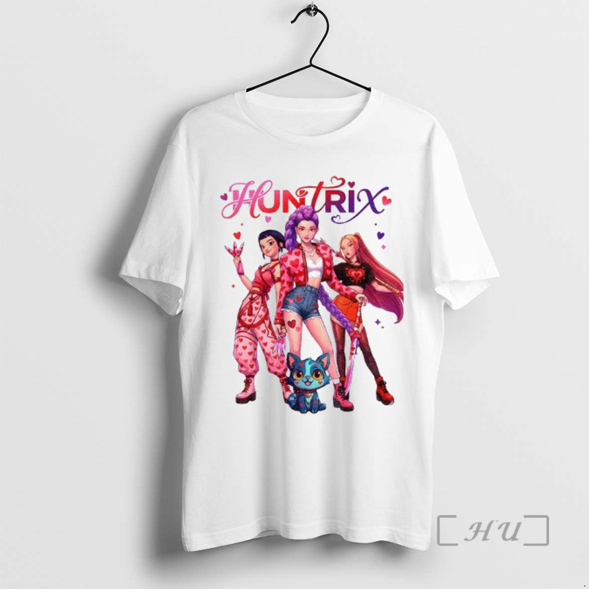 Officials Cute Huntrix Anime Girl Group Kpop T-Shirts, Hoodie, Sweatshirt