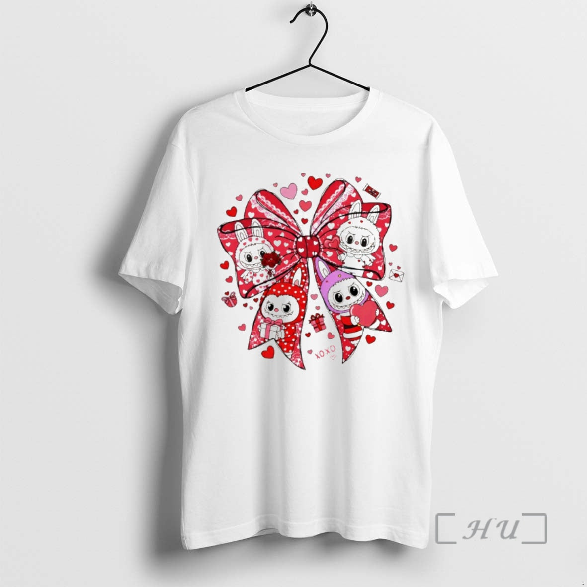 Officials Cute Monster Valentines Day Labubu Xoxo T-Shirts, Hoodie, Sweatshirt | PopFlextees.com