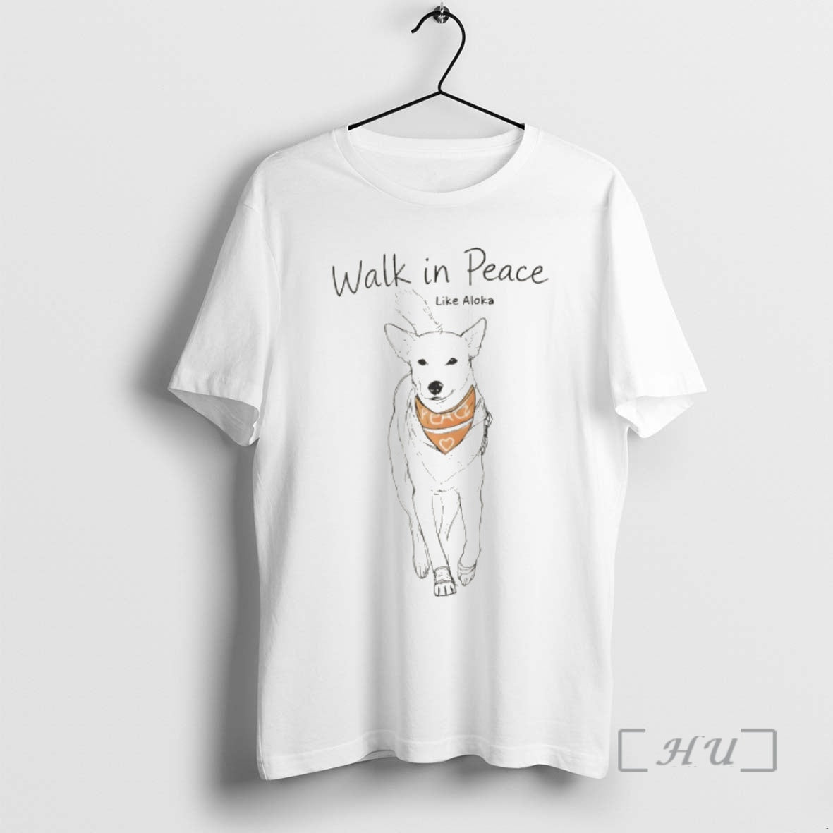 Officials Cute Dog Walk In Peace Like Aloka Vintage T-Shirts, Hoodie, Sweatshirt | PopFlextees.com