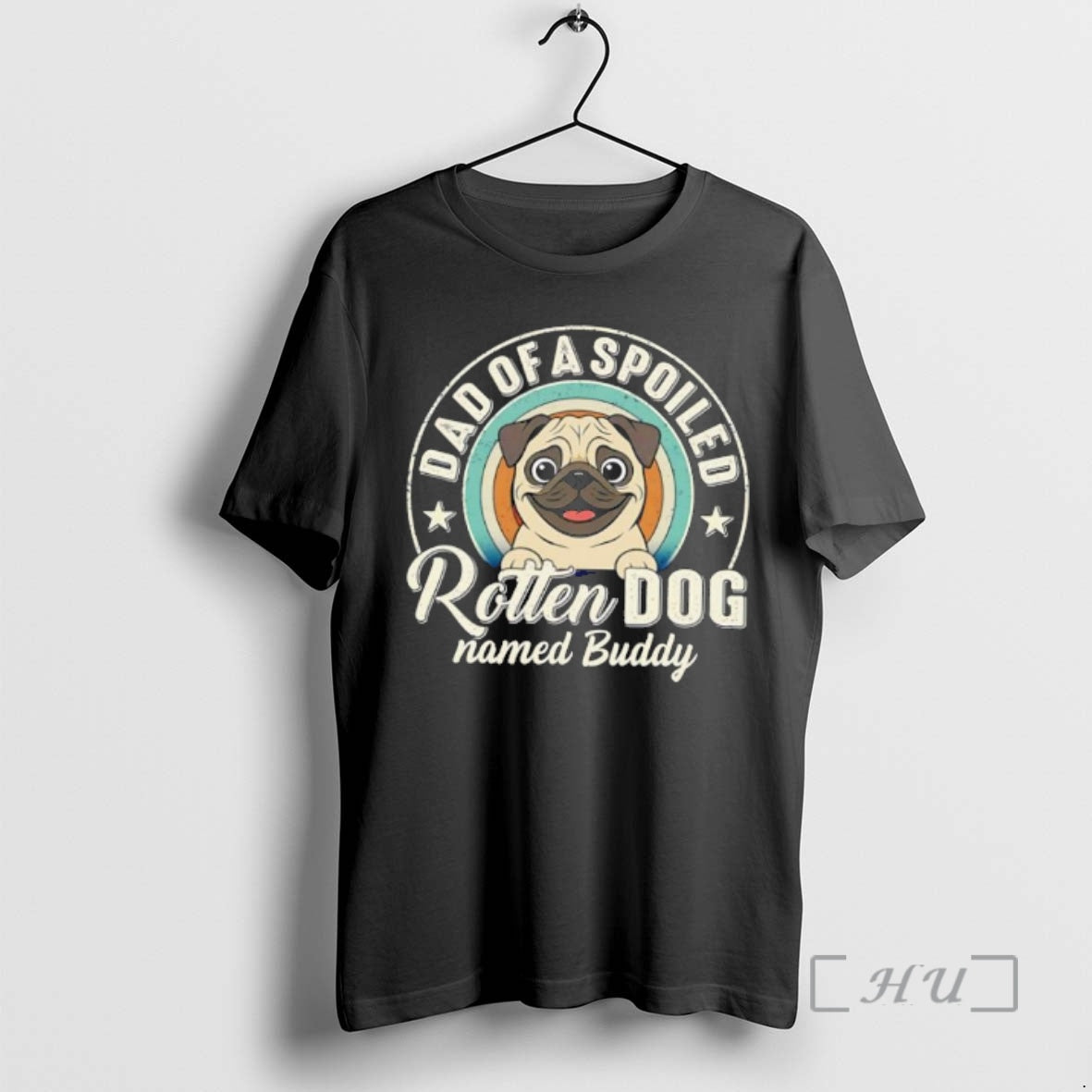 Officials Dad Of A Spoiled Rotten Dog Named Buddy T-Shirts, Hoodie, Sweatshirt | PopFlextees.com