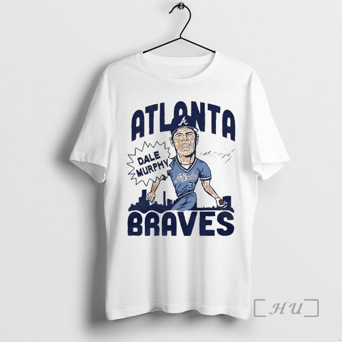 Officials Dale Murphy Swing Atlanta Braves Superstar Caricature Signature T-Shirts, Hoodie, Sweatshirt | PopFlextees.com