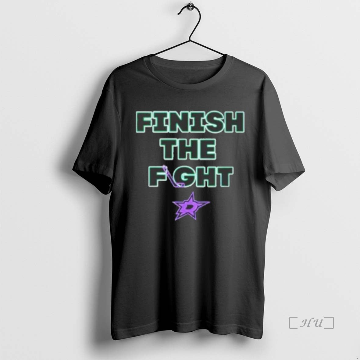 Officials Dallas Star Finish The Fight T-Shirts, Hoodie, Sweatshirt | PopFlextees.com