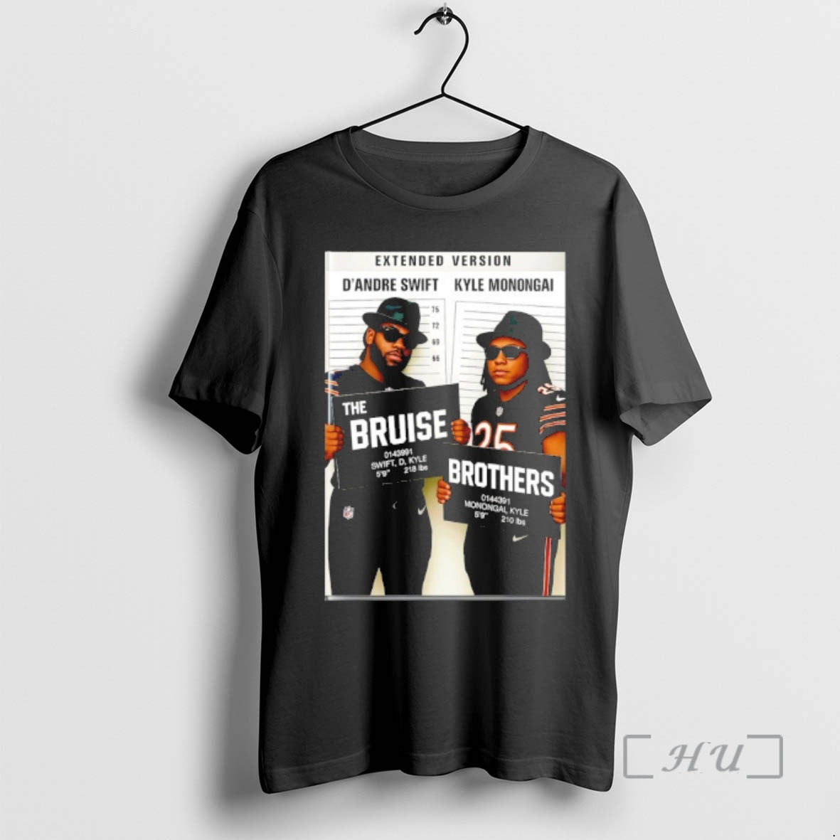 Officials Dandre Swift And Kyle Monangai Da Bears Mugshot T-Shirts, Hoodie, Sweatshirt | PopFlextees.com
