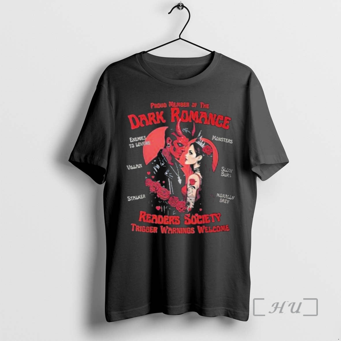 Officials Dark Romance Readers Society Trigger Warnings Welcome Heart T-Shirts, Hoodie, Sweatshirt