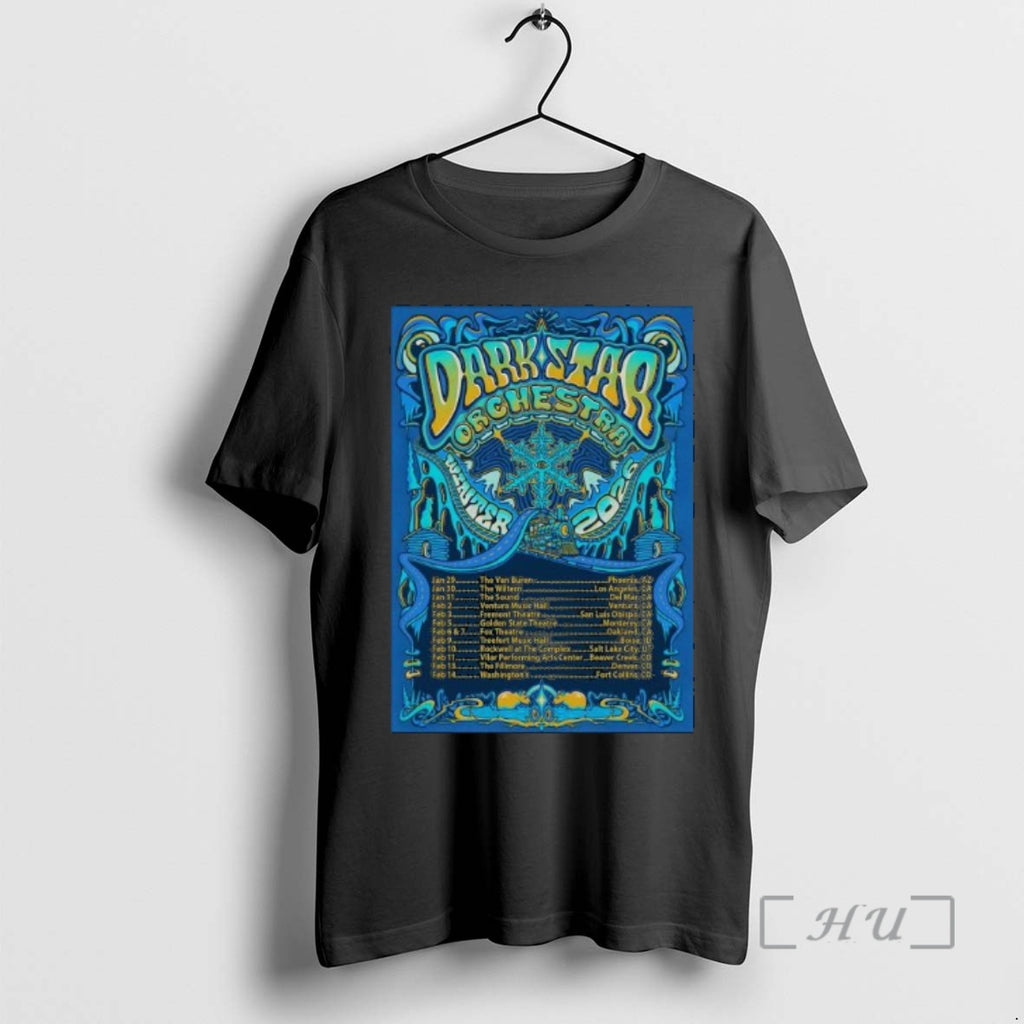 Officials Dark Star Orchestra Winter 2026 Shows T-Shirts, Hoodie, Sweatshirt | PopFlextees.com
