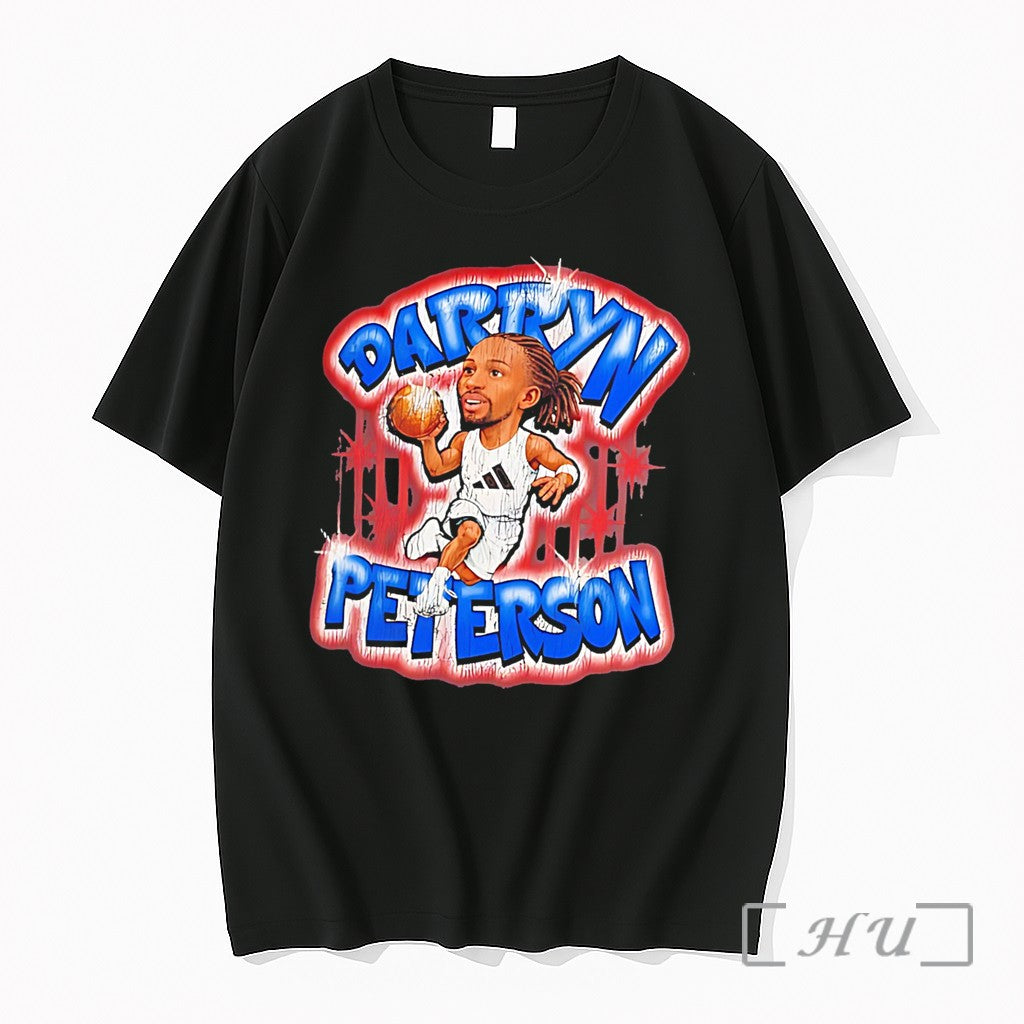 Officials Darryn Peterson Kansas Jayhawks Caricature Vintage Tee