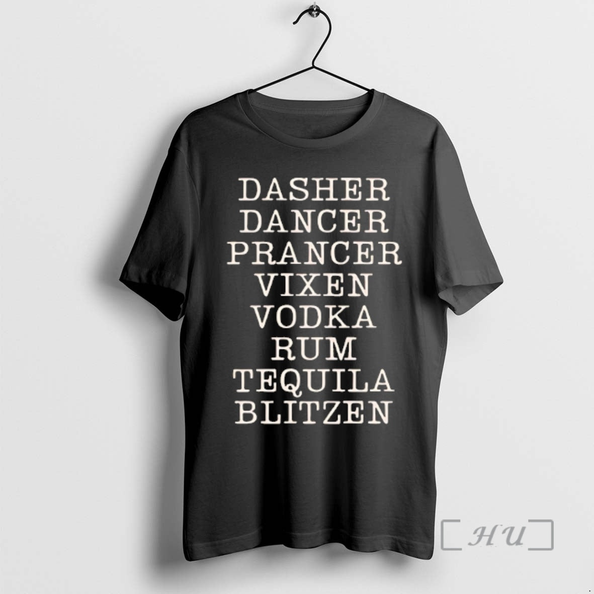 Officials Dasher Dancer Prancer Vixen Vodka Rum Tequila And Blitzen T-Shirts, Hoodie, Sweatshirt | PopFlextees.com