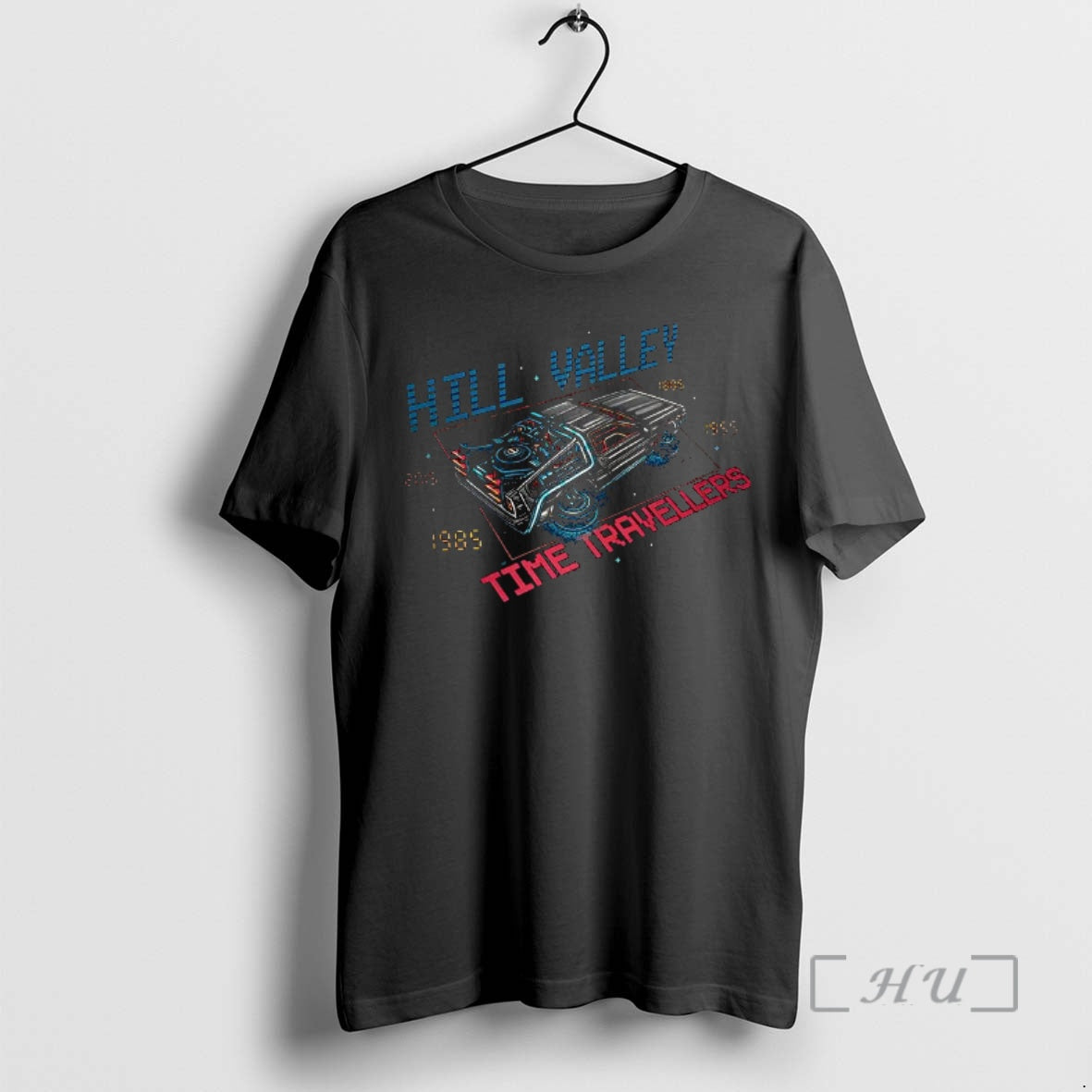 Officials Delorean Time Machine Hill Valley Time Travellers Retro T-Shirts, Hoodie, Sweatshirt | PopFlextees.com
