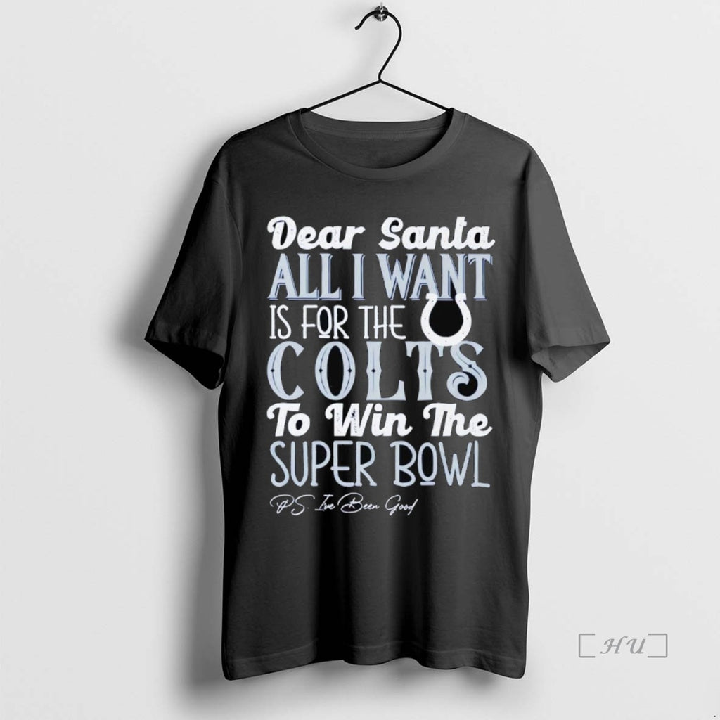 Officials Dead Santa All I Want Is For The Indianapolis Colts To Win The Championship T-Shirts, Hoodie, Sweatshirt