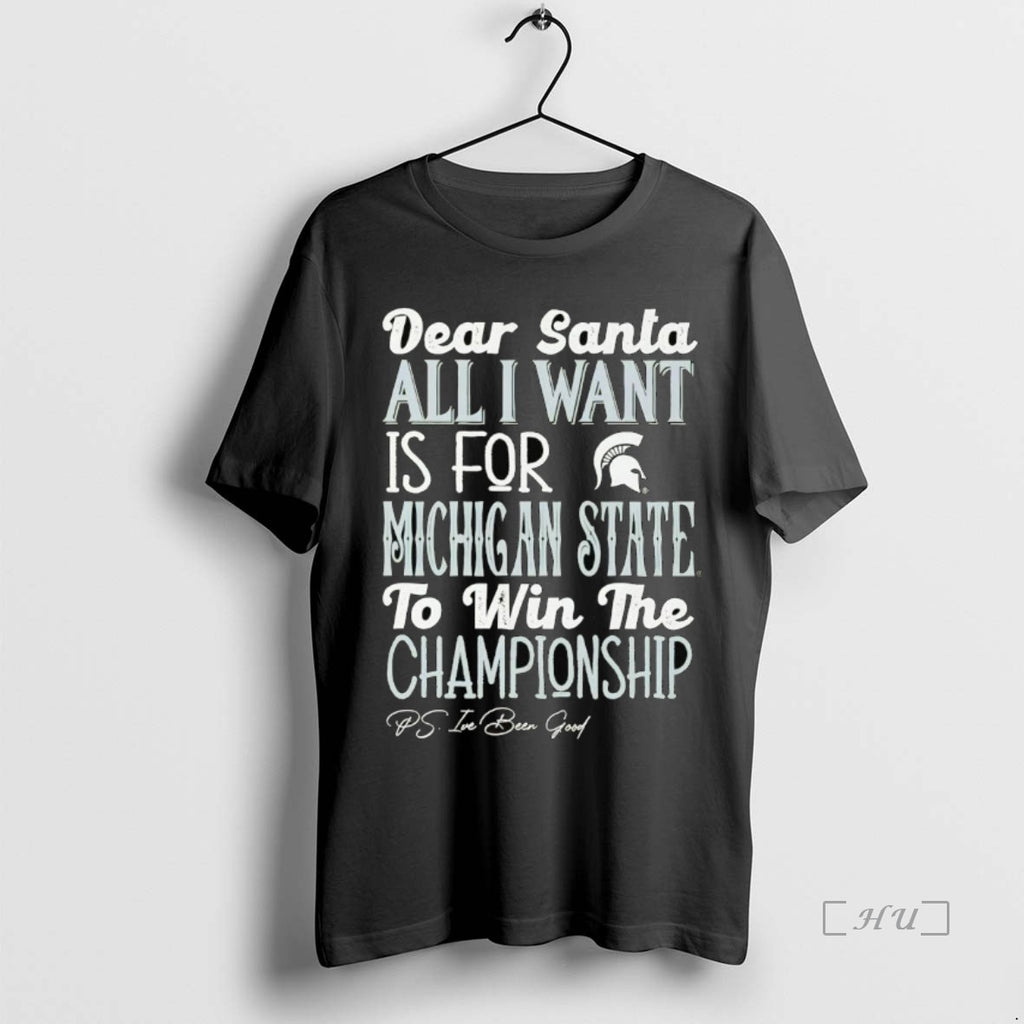 Officials Dead Santa All I Want Is For The Michigan State Spartans To Win The T-Shirts, Hoodie, Sweatshirt | PopFlextees.com