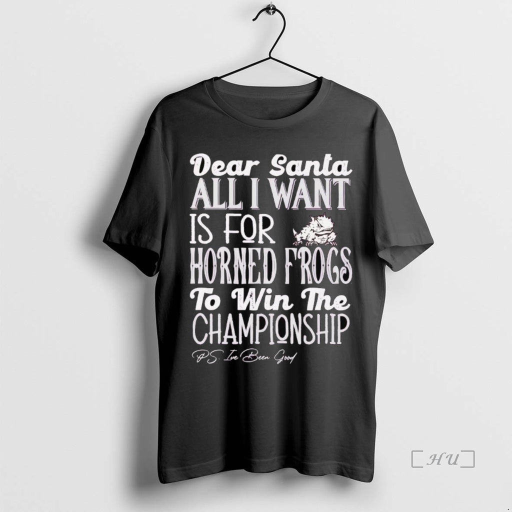 Officials Dead Santa All I Want Is For The Tcu Horned Frogs To Win The T-Shirts, Hoodie, Sweatshirt | PopFlextees.com