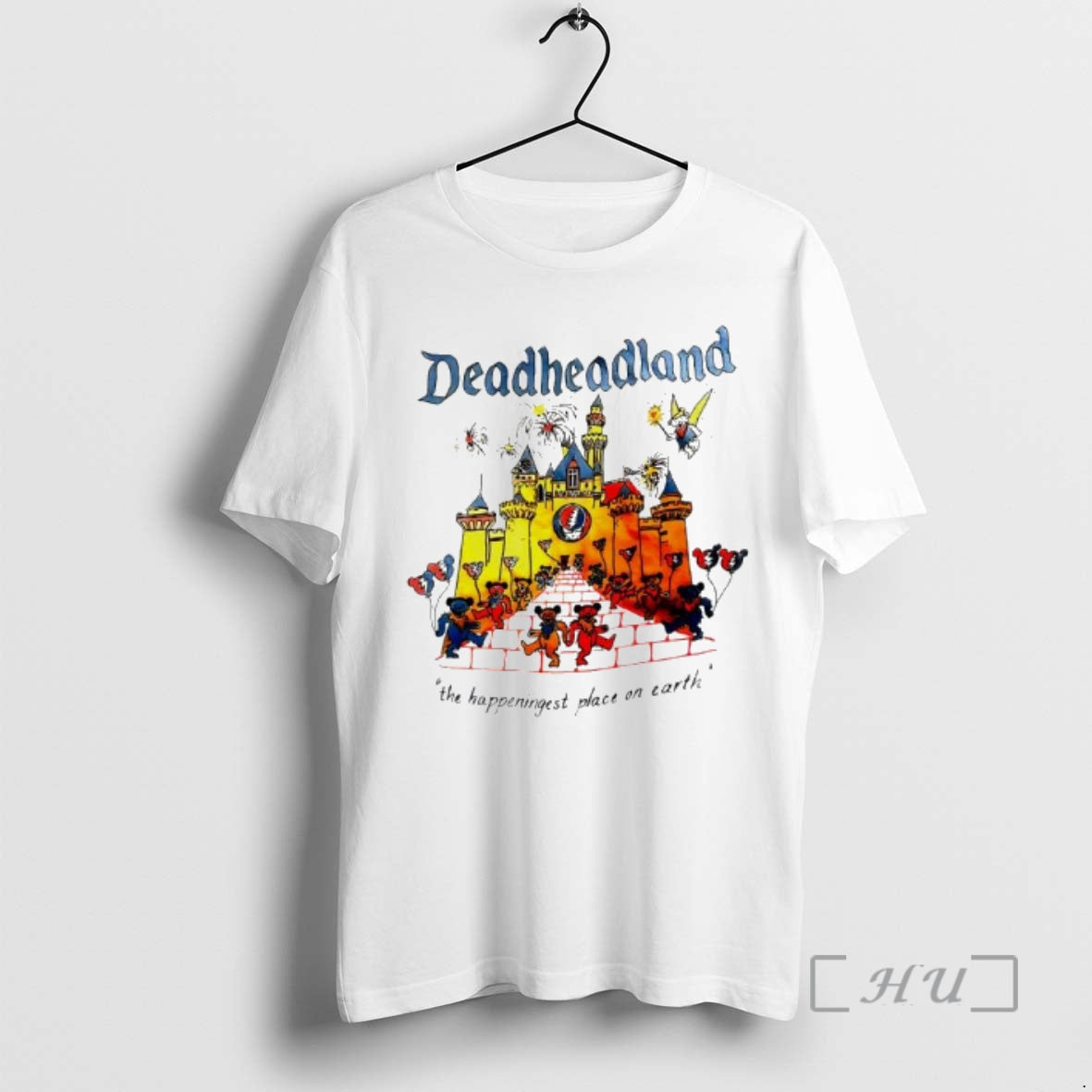Officials Deadheadland Grateful Dead Happeningest Place Earth T-Shirts, Hoodie, Sweatshirt