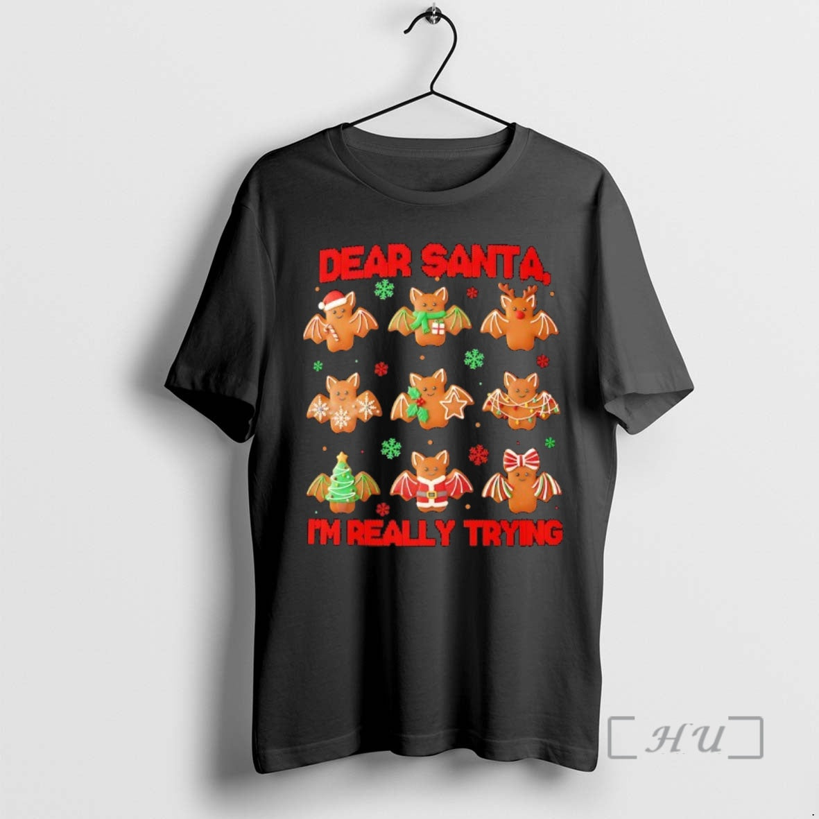 Officials Dear Santa Im Really Trying Halloween Lover T-Shirts, Hoodie, Sweatshirt | PopFlextees.com
