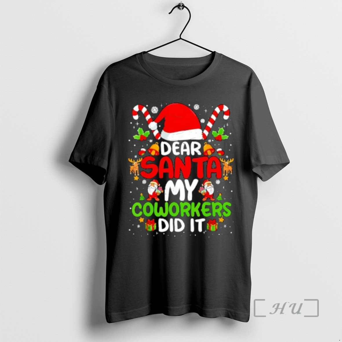 Officials Dear Santa My Coworkers Did It Office Christmas T-Shirts, Hoodie, Sweatshirt | PopFlextees.com