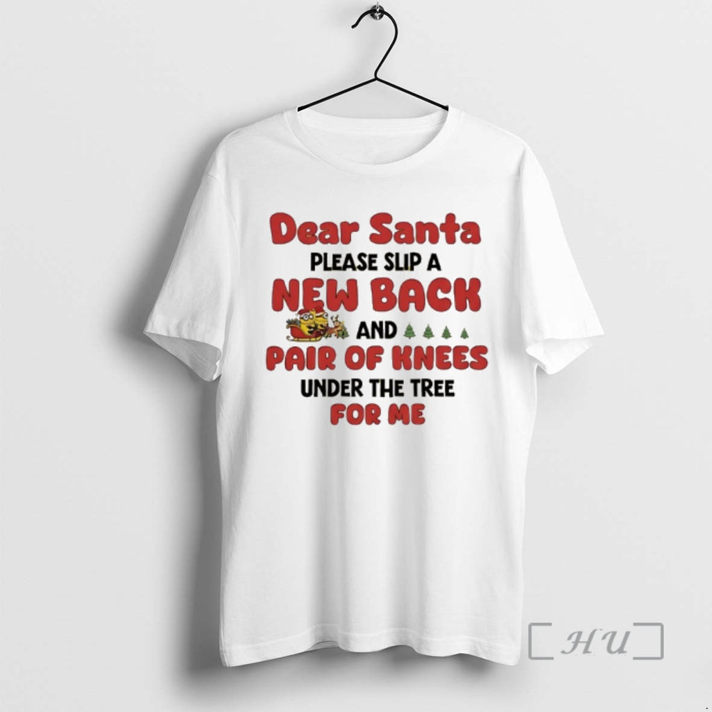 Officials Dear Santa Please Ship A New Back And Pair Of Knees Under The Tree T-Shirts, Hoodie, Sweatshirt | PopFlextees.com