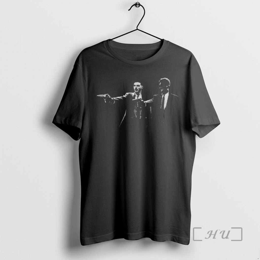 Officials Declan Rice And Bukayo Saka Pulp Fiction Style Arsenal Fc Vintage Premium T Shirts Hoodie, Sweatshirt